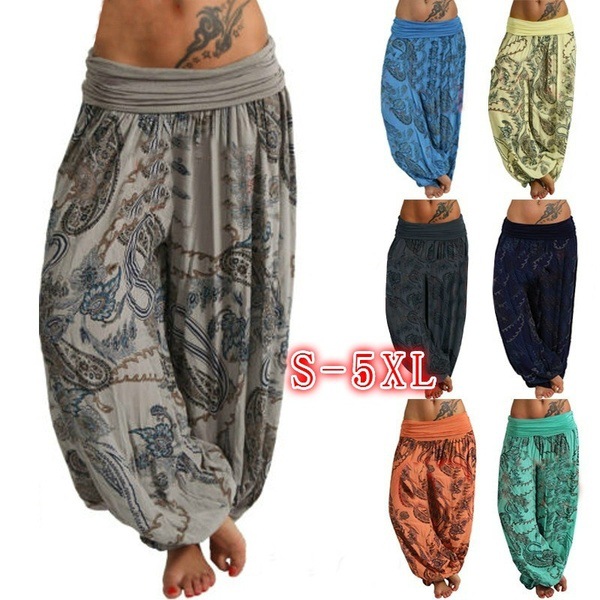 Ethnic Fashion Wear - Summer Digital Print Wide Leg Pants