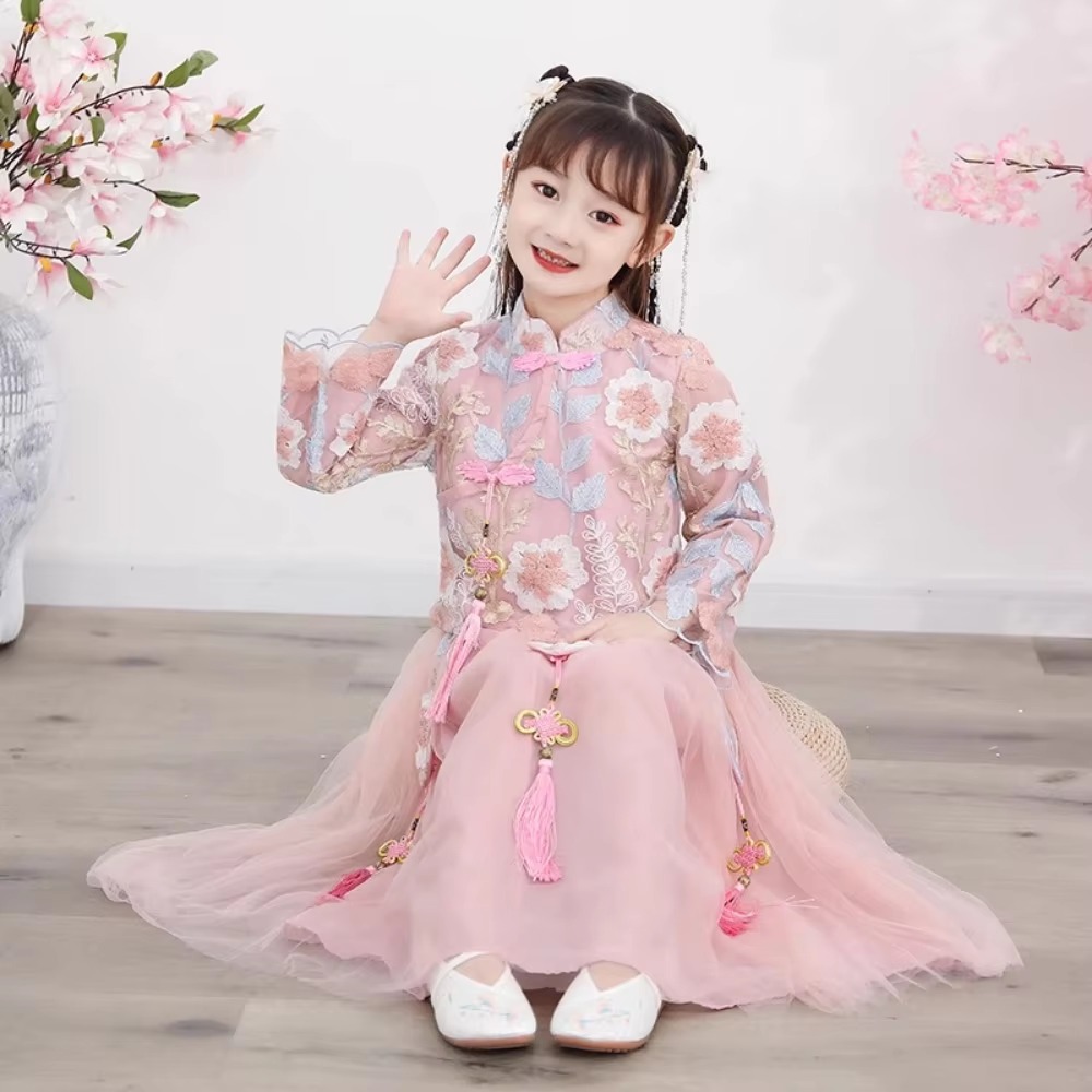 Kids Clothes Girl Dress Childr - огляд і ціна Fashion Show Ethnic Wear