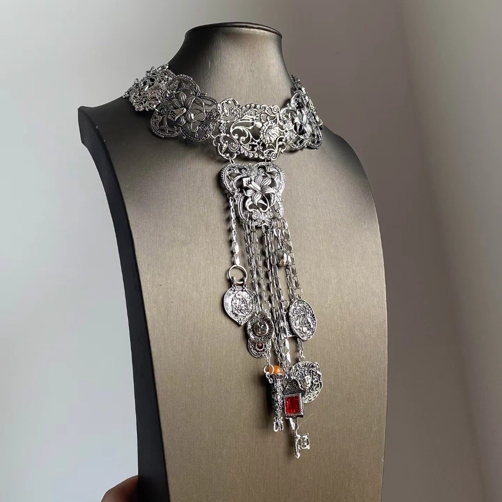 Retro Long Bohemian Necklace E - огляд і ціна Y2K Ethnic Fashion