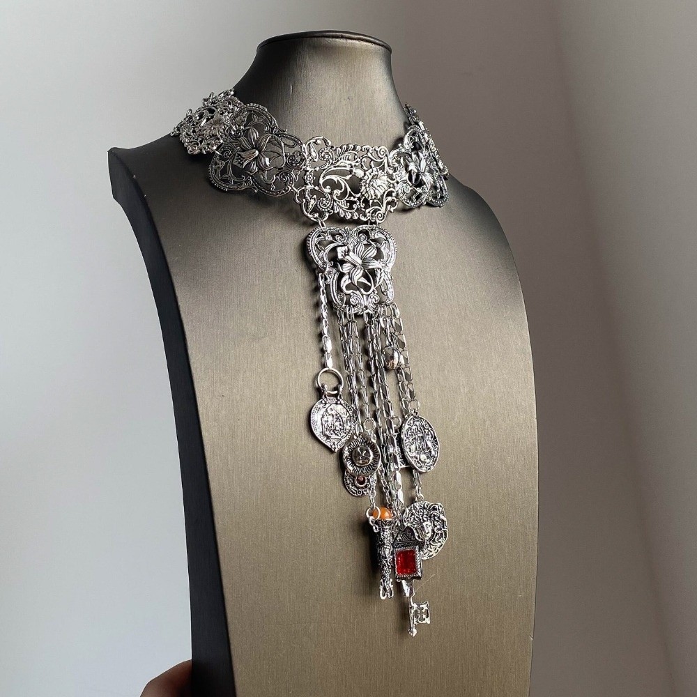 Retro Long Bohemian Necklace E - огляд і ціна Y2K Ethnic Fashion