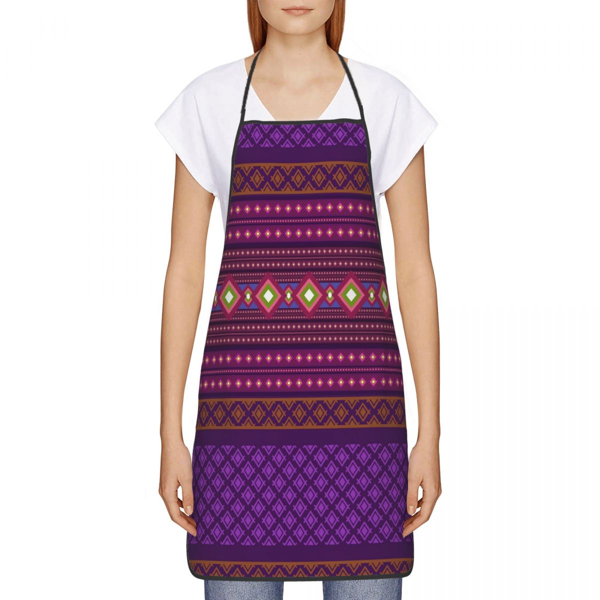 Custom Bib Ikat Geometric Trib - огляд і ціна Ikat Woven Fabric