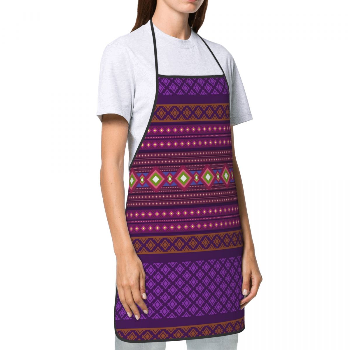 Custom Bib Ikat Geometric Trib - огляд і ціна Ikat Woven Fabric