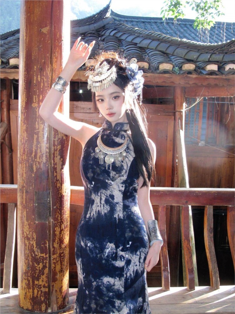 New batik dress cool women's w - огляд і ціна Fashion Show Ethnic Wear