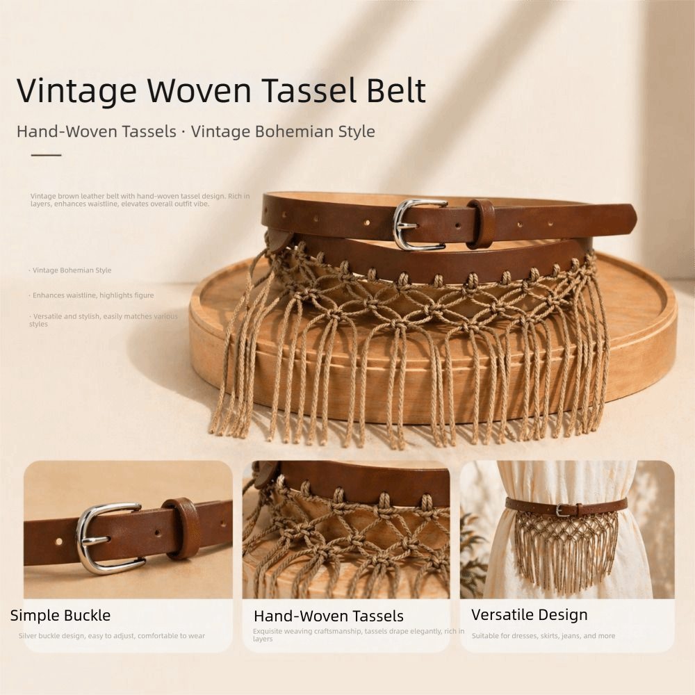 Casual Y2K Tassel Weave Waist  - огляд і ціна Y2K Ethnic Fashion