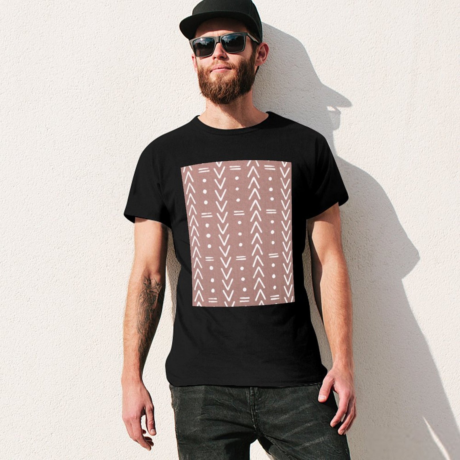 Mudcloth White Geometric Shape - огляд і ціна Mudcloth Print Top