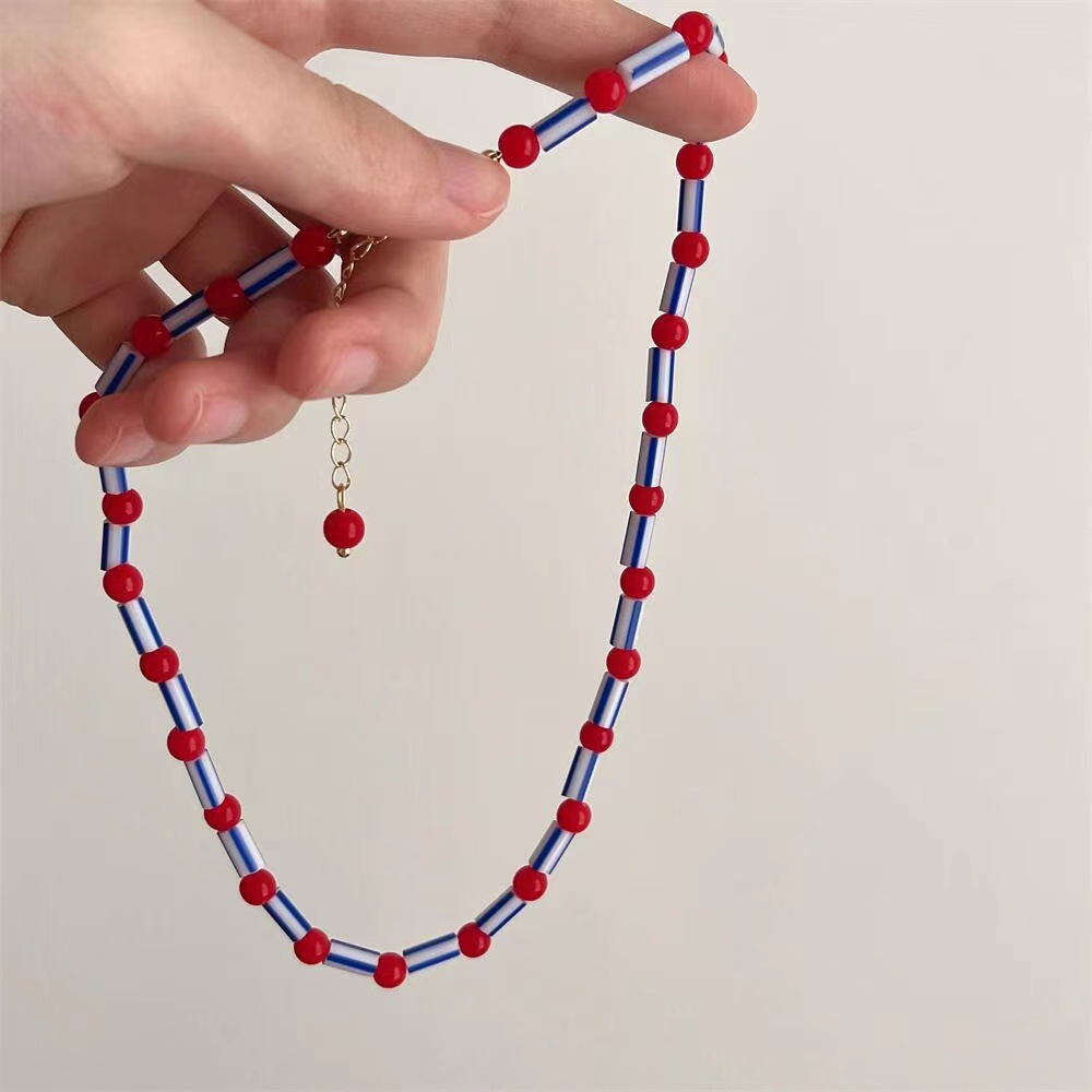 Fashion Colorful Beaded Neckla - огляд і ціна Y2K Ethnic Fashion